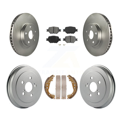 [Avant + Arrière] Kit de disque (revêtu) et plaquette (semi-métallique) de frein pour Toyota Celica KGS-102219