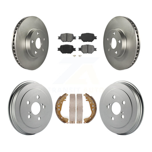 [Avant + Arrière] Kit de disque (revêtu) et plaquette (semi-métallique) de frein pour Toyota Celica KGS-102219