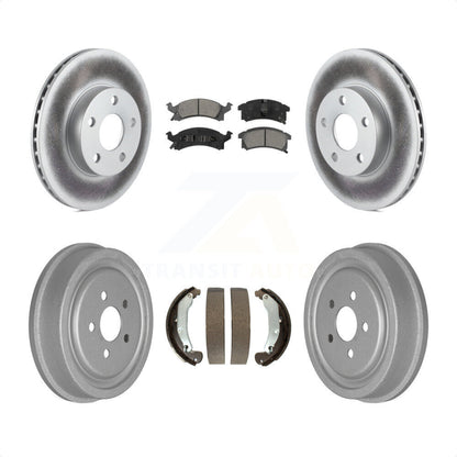 [Avant + Arrière] Kit de disque (revêtu) et plaquette (semi-métallique) de frein pour 2003-2005 Pontiac Sunfire KGS-102229 par Transit Auto
