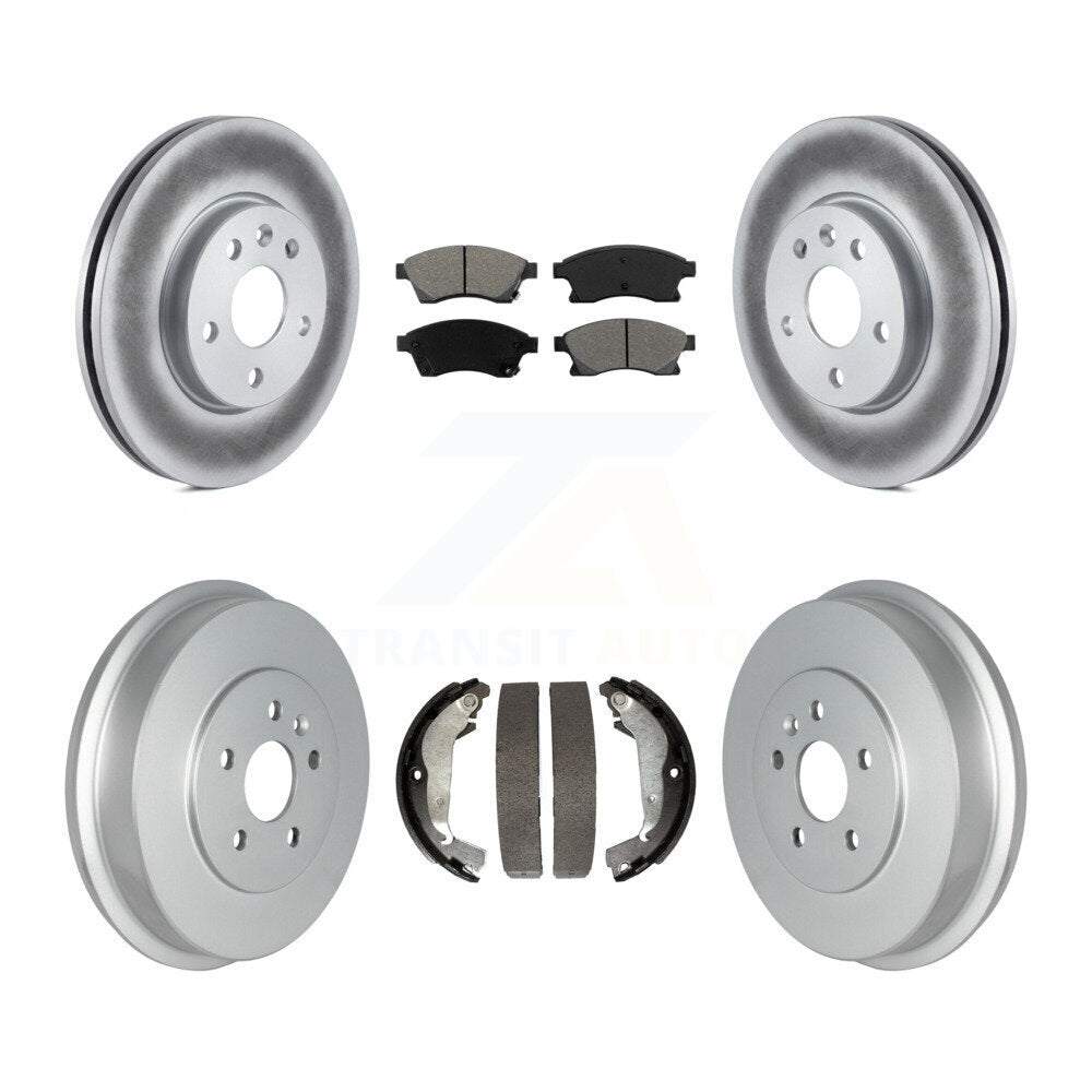 [Avant + Arrière] Kit de disque (revêtu) et plaquette (semi-métallique) de frein pour Chevrolet Cruze Limited KGS-102234