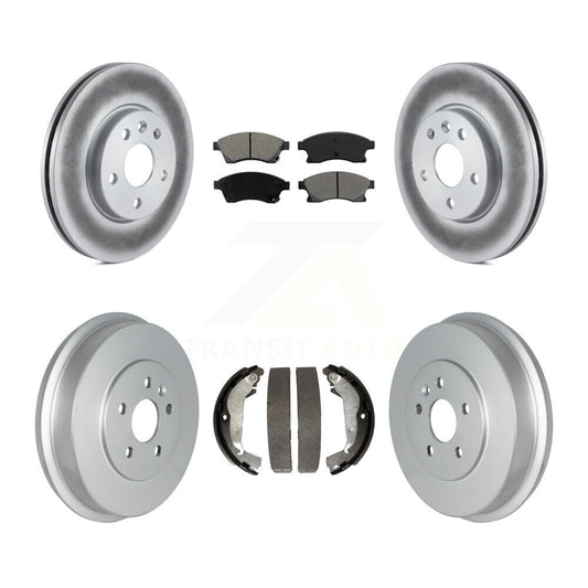 [Avant + Arrière] Kit de disque (revêtu) et plaquette (semi-métallique) de frein pour Chevrolet Cruze Limited KGS-102234