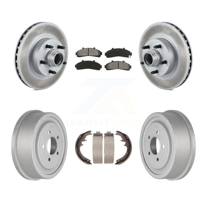 [Avant + Arrière] Kit de disque (revêtu) et plaquette (semi-métallique) de frein pour Ford Ranger avec 10" Diameter KGS-102235