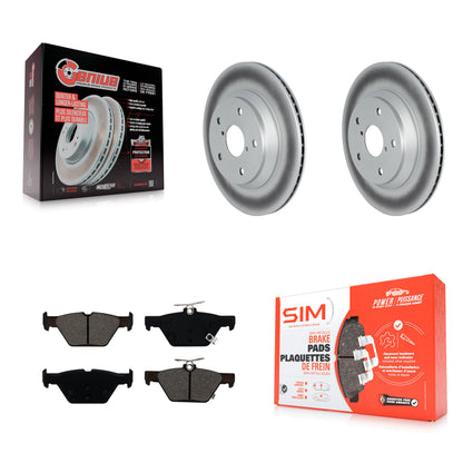 [Arrière] Kit de disque (revêtu) et plaquette (semi-métallique) de frein pour Subaru Forester KGS-102302