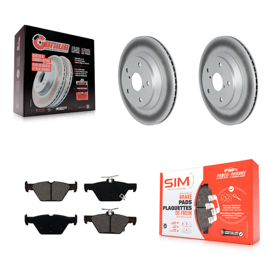 [Arrière] Kit de disque (revêtu) et plaquette (semi-métallique) de frein pour Subaru Forester KGS-102302