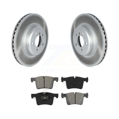[Avant] Kit de disque (revêtu) et plaquette (semi-métallique) de frein pour 2018-2019 BMW 330i GT xDrive avec 370mm Diameter Rotor KGS-102330 par Transit Auto