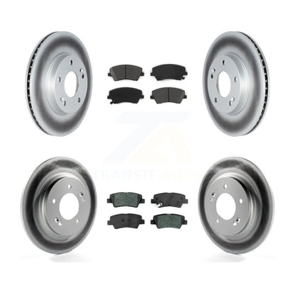 [Avant + Arrière] Kit de disque (revêtu) et plaquette (semi-métallique) de frein pour Kia Niro Hyundai Ioniq KGS-102338