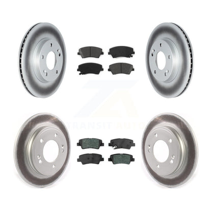 [Avant + Arrière] Kit de disque (revêtu) et plaquette (semi-métallique) de frein pour Kia Niro Hyundai Ioniq KGS-102339