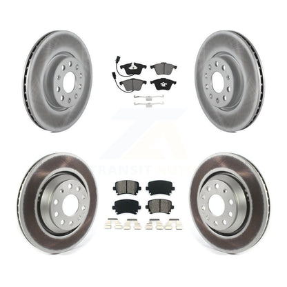 [Avant + Arrière] Kit de disque (revêtu) et plaquette (semi-métallique) de frein pour Volkswagen CC KGS-102383
