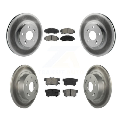 [Avant + Arrière] Kit de disque (revêtu) et plaquette (semi-métallique) de frein pour 2006-2007 Honda Accord Hybrid avec 3.0L KGS-102390