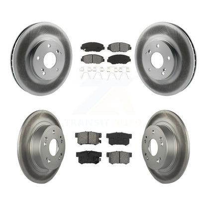[Avant + Arrière] Kit de disque (revêtu) et plaquette (semi-métallique) de frein pour 2005 Honda Accord Hybrid avec 3.0L KGS-102391
