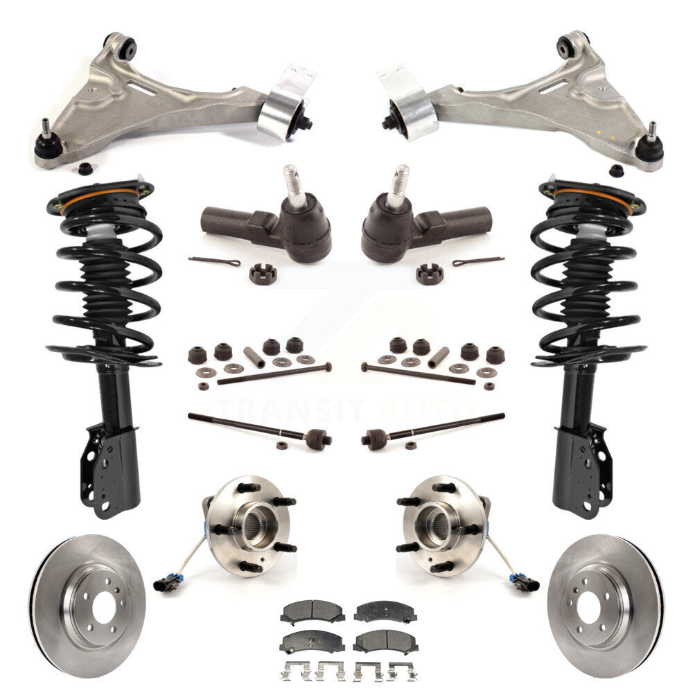 [Avant] Kit d'ensemble de jambe de suspension avec ressort hélicoïdal pour 2006-2011 Buick Lucerne 4.6L Excludes Magnetic Ride KM-100001