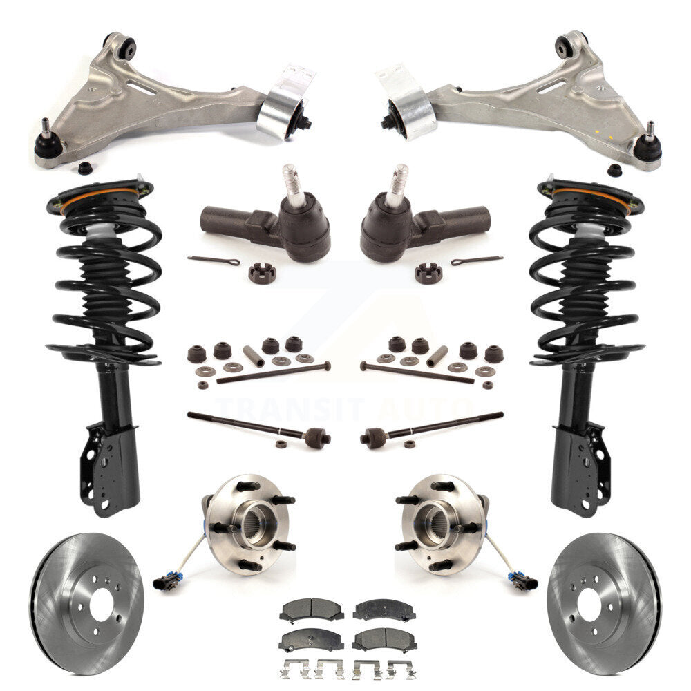 [Avant] Kit d'ensemble de jambe de suspension avec ressort hélicoïdal pour Buick Lucerne Excludes Magnetic Ride KM-100002