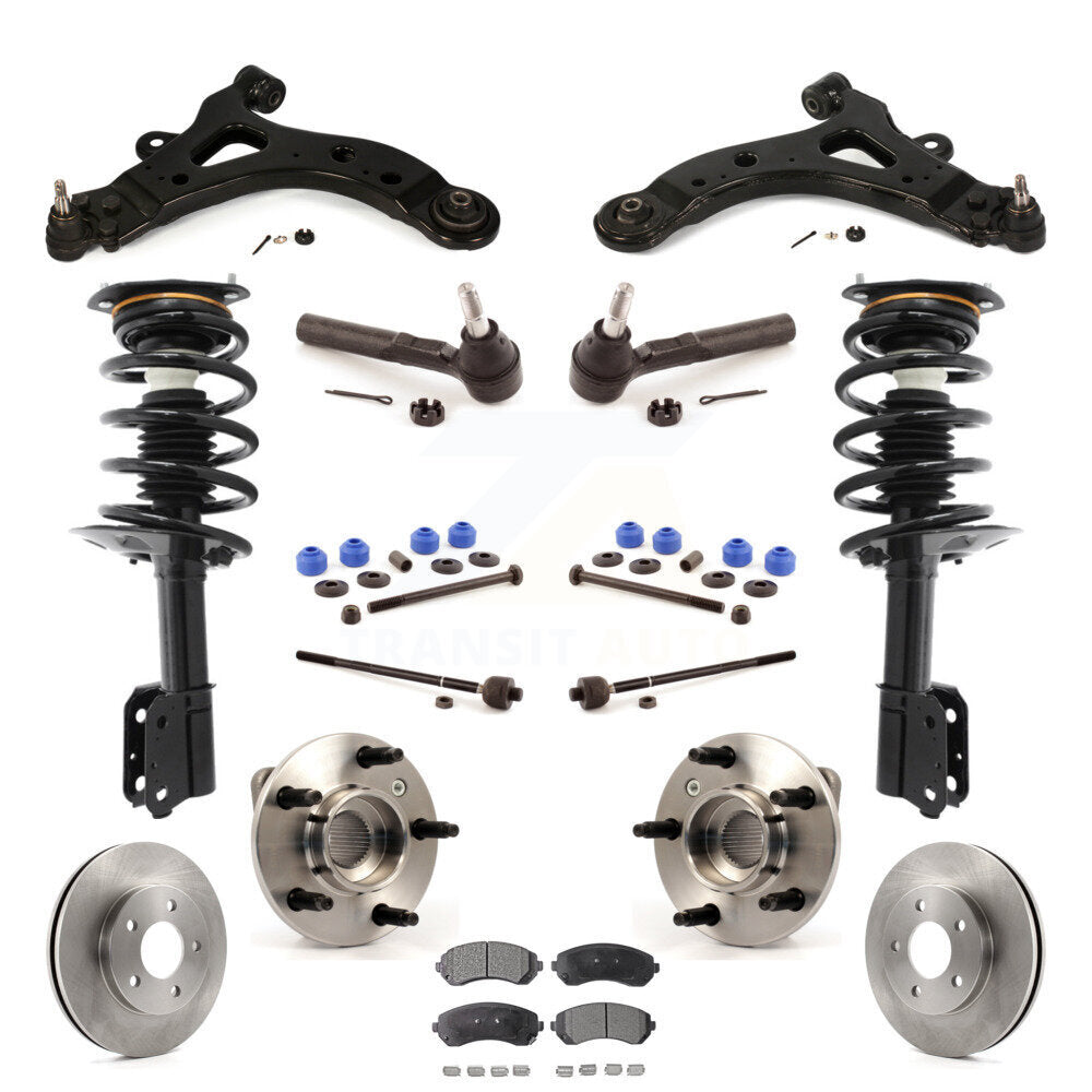 [Avant] Kit d'ensemble de jambe de suspension avec ressort hélicoïdal pour Buick Rendezvous Pontiac Aztek KM-100005