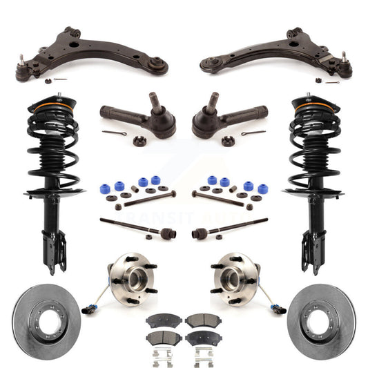 [Avant] Kit d'ensemble de jambe de suspension avec ressort hélicoïdal pour Pontiac Grand Prix Excludes 17" 18" Wheels Police Taxi Models KM-100006