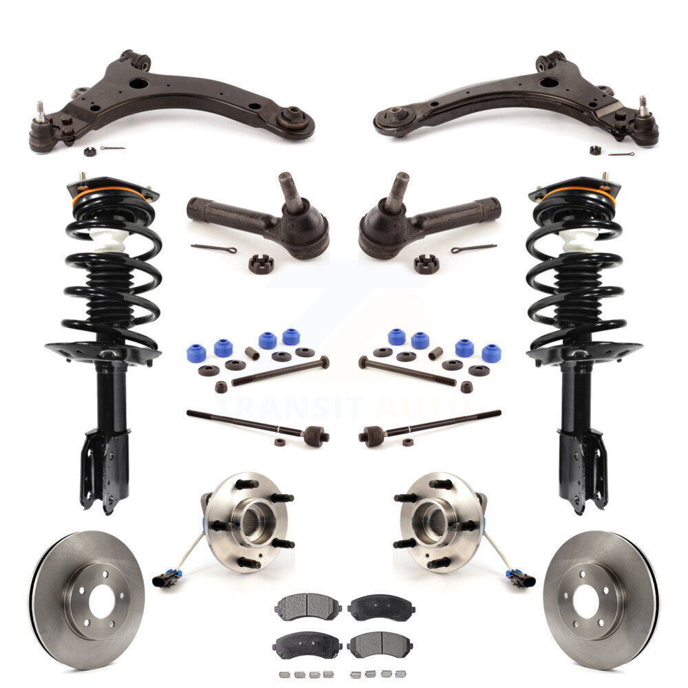 [Avant] Kit d'ensemble de jambe de suspension avec ressort hélicoïdal pour 2002-2004 Chevrolet Venture Pontiac Montana Oldsmobile Silhouette AWD KM-100010