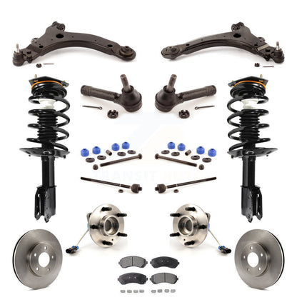 [Avant] Kit d'ensemble de jambe de suspension avec ressort hélicoïdal pour 2002-2004 Chevrolet Venture Pontiac Montana Oldsmobile Silhouette AWD KM-100010