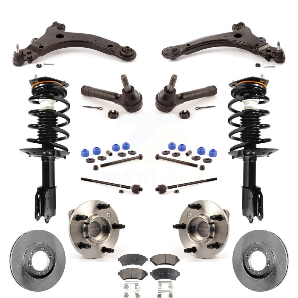 [Avant] Kit d'ensemble de jambe de suspension avec ressort hélicoïdal pour Chevrolet Venture Pontiac Montana KM-100011