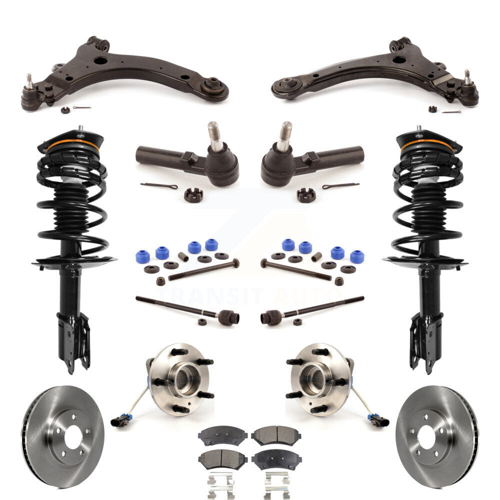 [Avant] Kit d'ensemble de jambe de suspension avec ressort hélicoïdal pour Chevrolet Monte Carlo Excludes 17" 18" Wheels Police Taxi Models KM-100013
