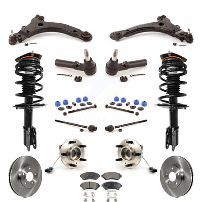[Avant] Kit d'ensemble de jambe de suspension avec ressort hélicoïdal pour Chevrolet Monte Carlo Excludes 17" 18" Wheels Police Taxi Models KM-100013