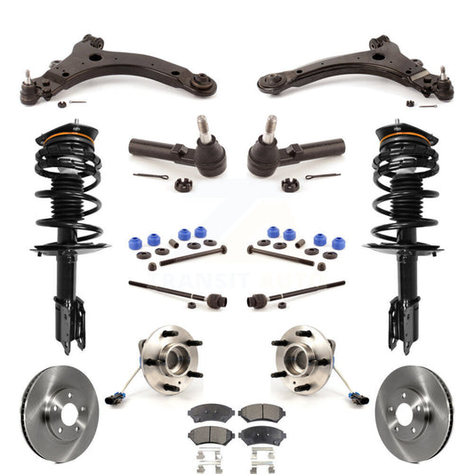 [Avant] Kit d'ensemble de jambe de suspension avec ressort hélicoïdal pour Chevrolet Monte Carlo Excludes 17" 18" Wheels Police Taxi Models KM-100013