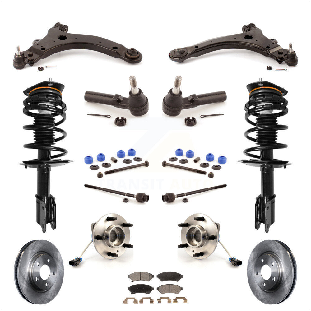 [Avant] Kit d'ensemble de jambe de suspension avec ressort hélicoïdal pour Buick LaCrosse Allure Excludes 17" 18" Wheels Police Taxi Models KM-100014 par Transit Auto