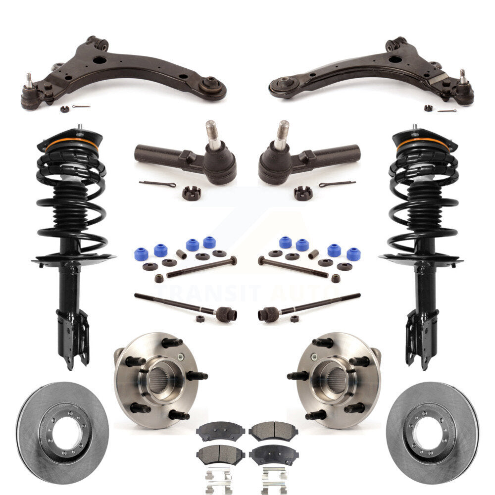 [Avant] Kit d'ensemble de jambe de suspension avec ressort hélicoïdal pour Buick Century Regal Excludes 17" 18" Wheels Police Taxi Models Non-ABS KM-100016