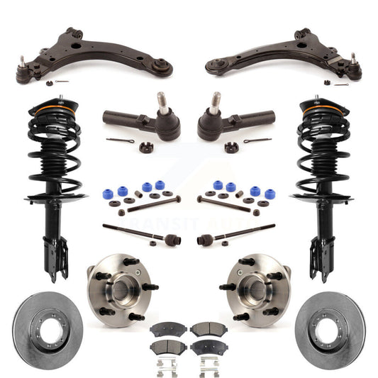 [Avant] Kit d'ensemble de jambe de suspension avec ressort hélicoïdal pour Buick Century Regal Excludes 17" 18" Wheels Police Taxi Models Non-ABS KM-100016