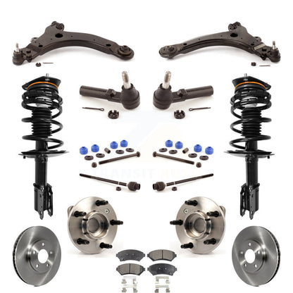 [Avant] Kit d'ensemble de jambe de suspension avec ressort hélicoïdal pour 2003 Chevrolet Monte Carlo Non-ABS Excludes 17" 18" Wheels Police Taxi Models KM-100017
