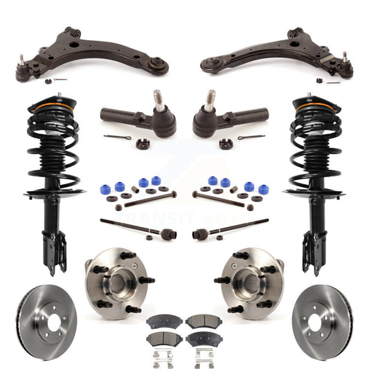 [Avant] Kit d'ensemble de jambe de suspension avec ressort hélicoïdal pour 2003 Chevrolet Monte Carlo Non-ABS Excludes 17" 18" Wheels Police Taxi Models KM-100017