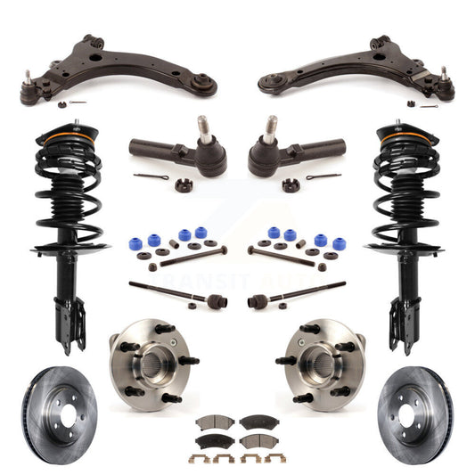 [Avant] Kit d'ensemble de jambe de suspension avec ressort hélicoïdal pour 2005 Buick LaCrosse Allure Excludes 17" 18" Wheels Police Taxi Models Non-ABS KM-100018