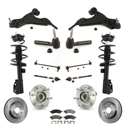 [Avant] Kit d'ensemble de jambe de suspension avec ressort hélicoïdal pour Chevrolet Traverse GMC Acadia Buick Enclave Limited KM-100078