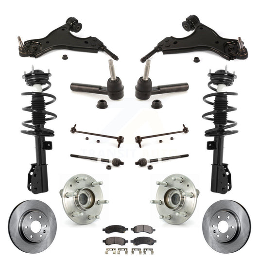 [Avant] Kit d'ensemble de jambe de suspension avec ressort hélicoïdal pour Chevrolet Traverse GMC Acadia Buick Enclave Limited KM-100078