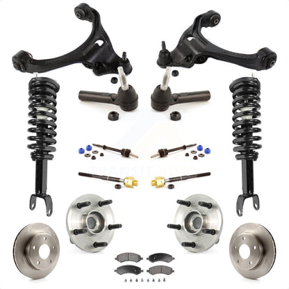 [Avant] Kit d'ensemble de jambe de suspension avec ressort hélicoïdal pour Dodge Dakota Mitsubishi Raider Excludes All Wheel Drive TRX Lift Kits RWD avec 2-Wheel ABS KM-100080 par Transit Auto