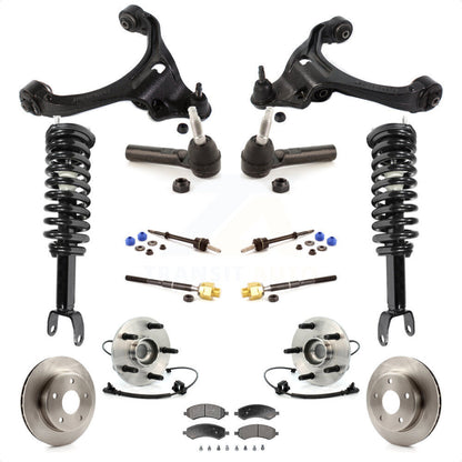 [Avant] Kit d'ensemble de jambe de suspension avec ressort hélicoïdal pour Dodge Dakota Mitsubishi Raider Excludes All Wheel Drive TRX Lift Kits RWD avec 4-Wheel ABS KM-100081 par Transit Auto