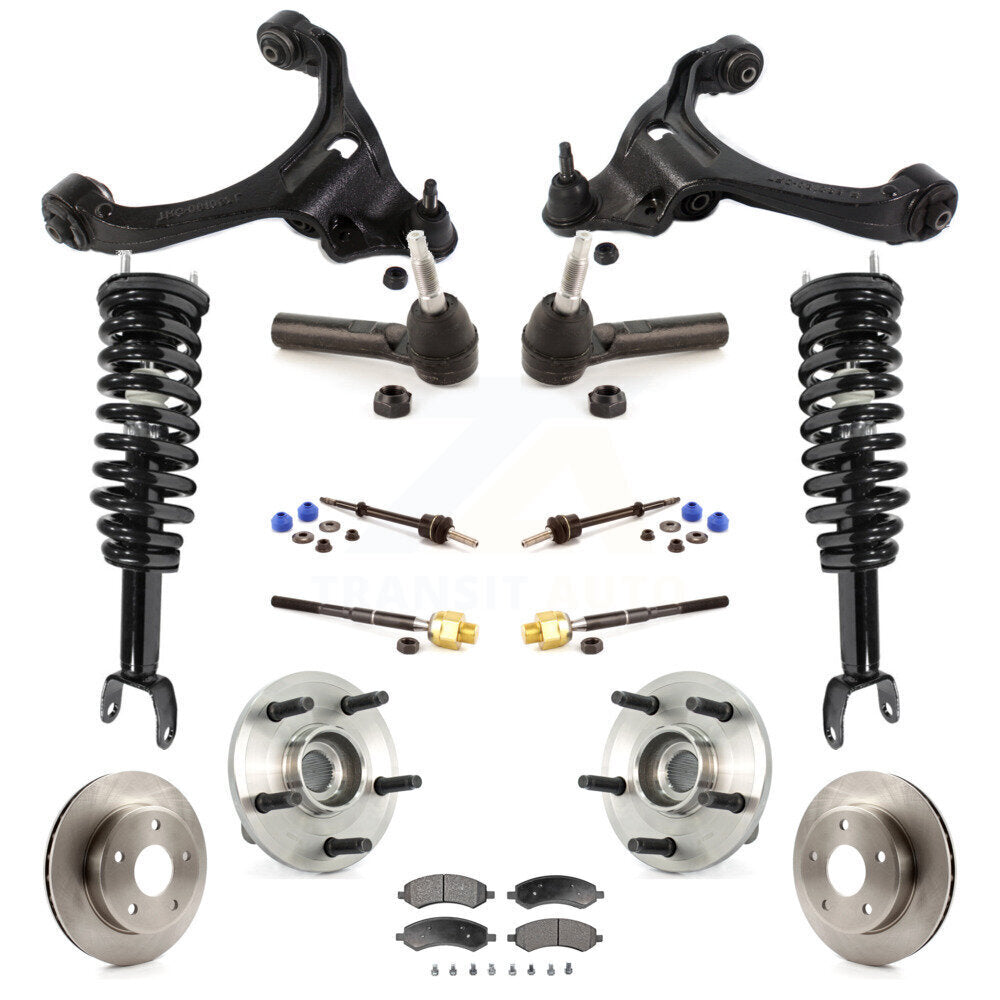 [Avant] Kit d'ensemble de jambe de suspension avec ressort hélicoïdal pour Dodge Dakota Mitsubishi Raider Excludes Rear Wheel Drive TRX Lift Kits 4WD avec 2-Wheel ABS KM-100082