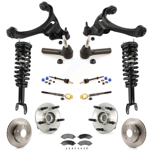 [Avant] Kit d'ensemble de jambe de suspension avec ressort hélicoïdal pour Dodge Dakota Mitsubishi Raider Excludes Rear Wheel Drive TRX Lift Kits 4WD avec 2-Wheel ABS KM-100082