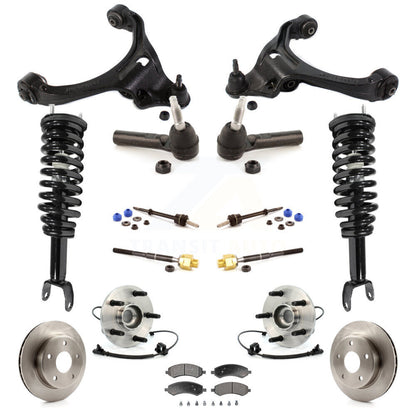 [Avant] Kit d'ensemble de jambe de suspension avec ressort hélicoïdal pour Dodge Dakota Mitsubishi Raider Excludes Rear Wheel Drive TRX Lift Kits 4WD avec 4-Wheel ABS KM-100083