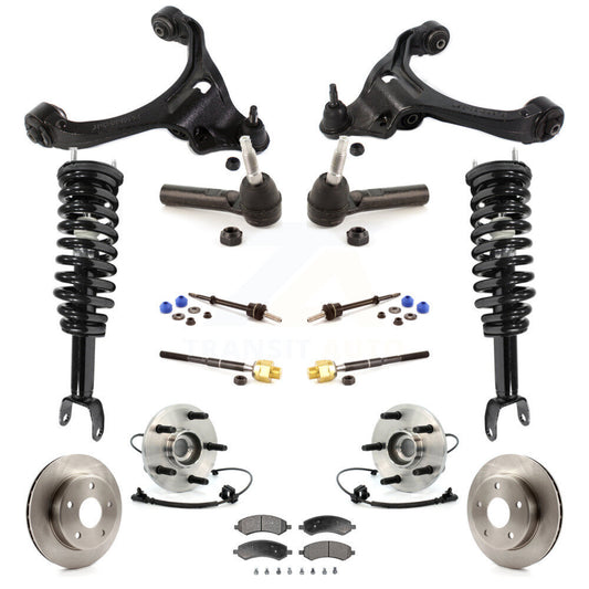 [Avant] Kit d'ensemble de jambe de suspension avec ressort hélicoïdal pour Dodge Dakota Mitsubishi Raider Excludes Rear Wheel Drive TRX Lift Kits 4WD avec 4-Wheel ABS KM-100083
