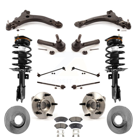 [Avant] Kit d'ensemble de jambe de suspension avec ressort hélicoïdal pour 2005 Pontiac Montana Base avec FWD Non-ABS Excludes All Wheel Drive KM-100087