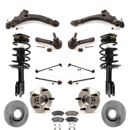 [Avant] Kit d'ensemble de jambe de suspension avec ressort hélicoïdal pour 2005 Pontiac Montana Base avec FWD Non-ABS KM-100089