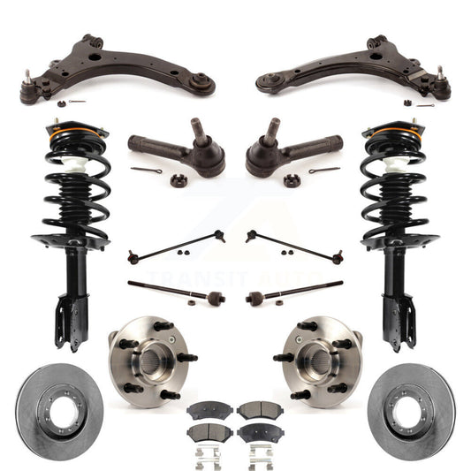 [Avant] Kit d'ensemble de jambe de suspension avec ressort hélicoïdal pour 2005 Pontiac Montana Base avec FWD Non-ABS KM-100089