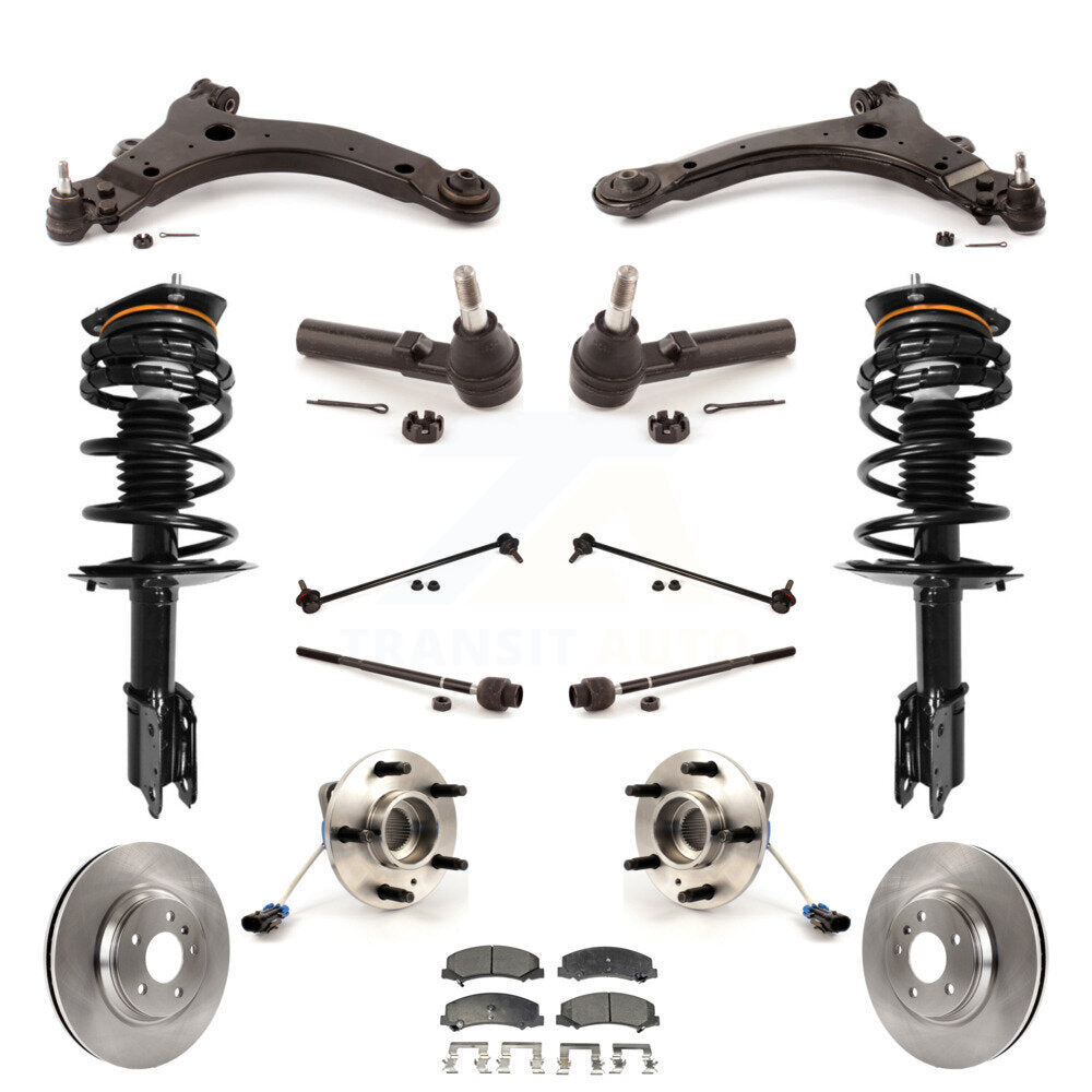 [Avant] Kit d'ensemble de jambe de suspension avec ressort hélicoïdal pour Buick LaCrosse Allure Excludes 17" 18" Wheels Police Taxi Models KM-100090