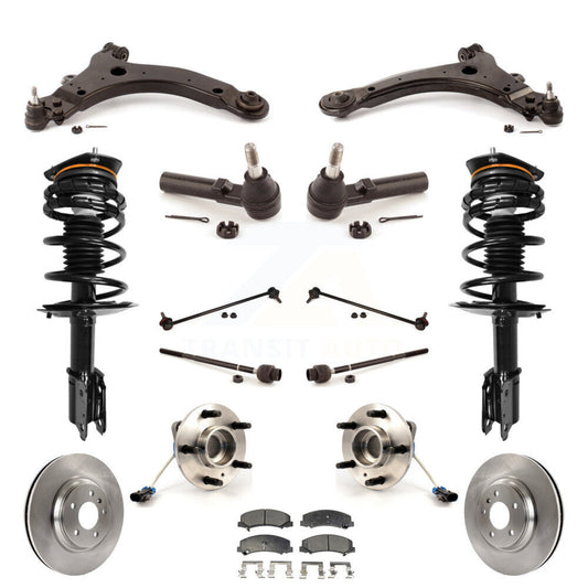 [Avant] Kit d'ensemble de jambe de suspension avec ressort hélicoïdal pour Buick LaCrosse Allure Excludes 17" 18" Wheels Police Taxi Models KM-100090