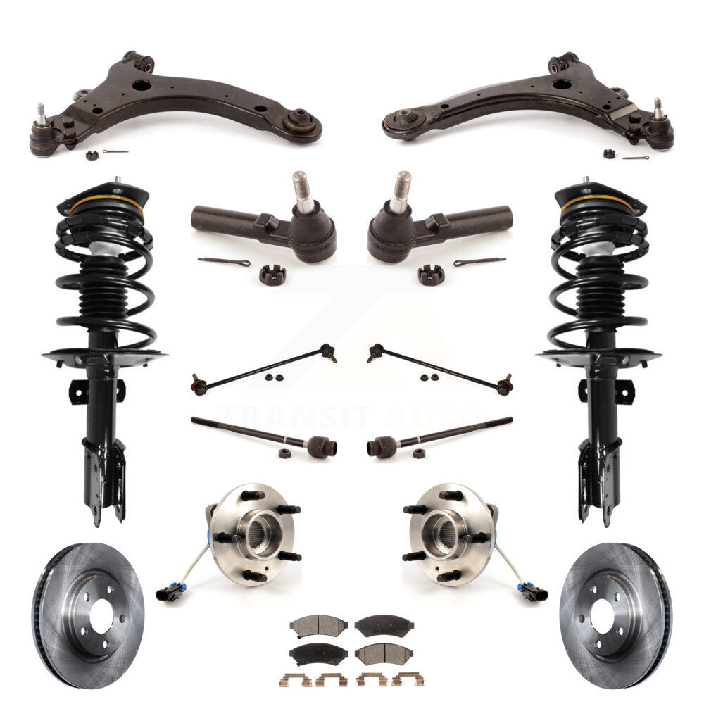 [Avant] Kit d'ensemble de jambe de suspension avec ressort hélicoïdal pour Pontiac Grand Prix 3.8L avec 4-Wheel ABS KM-100091
