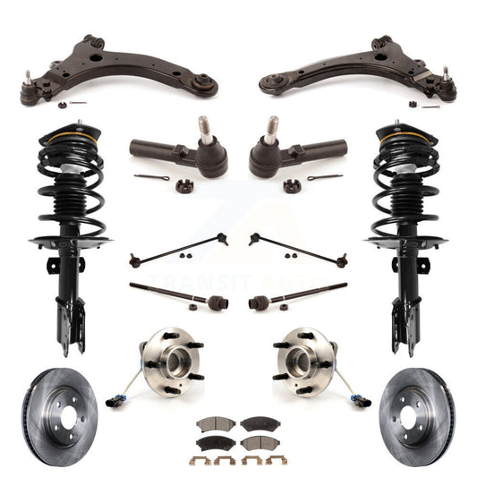 [Avant] Kit d'ensemble de jambe de suspension avec ressort hélicoïdal pour Pontiac Grand Prix 3.8L avec 4-Wheel ABS KM-100091