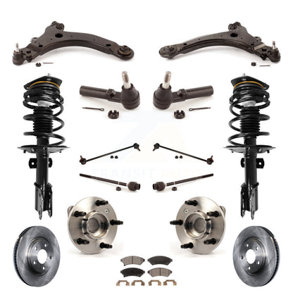 [Avant] Kit d'ensemble de jambe de suspension avec ressort hélicoïdal pour Pontiac Grand Prix 3.8L avec Non-ABS KM-100092