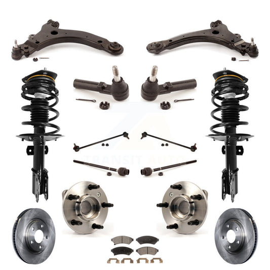 [Avant] Kit d'ensemble de jambe de suspension avec ressort hélicoïdal pour Pontiac Grand Prix 3.8L avec Non-ABS KM-100092