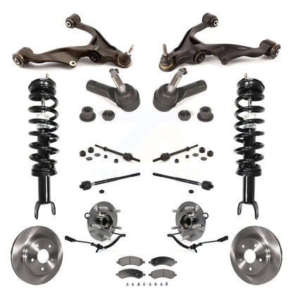 [Avant] Kit d'ensemble de jambe de suspension avec ressort hélicoïdal pour Ram 1500 Classic Excludes Rear Wheel Drive TRX Models avec Air Ride/Lift 4WD KM-100093