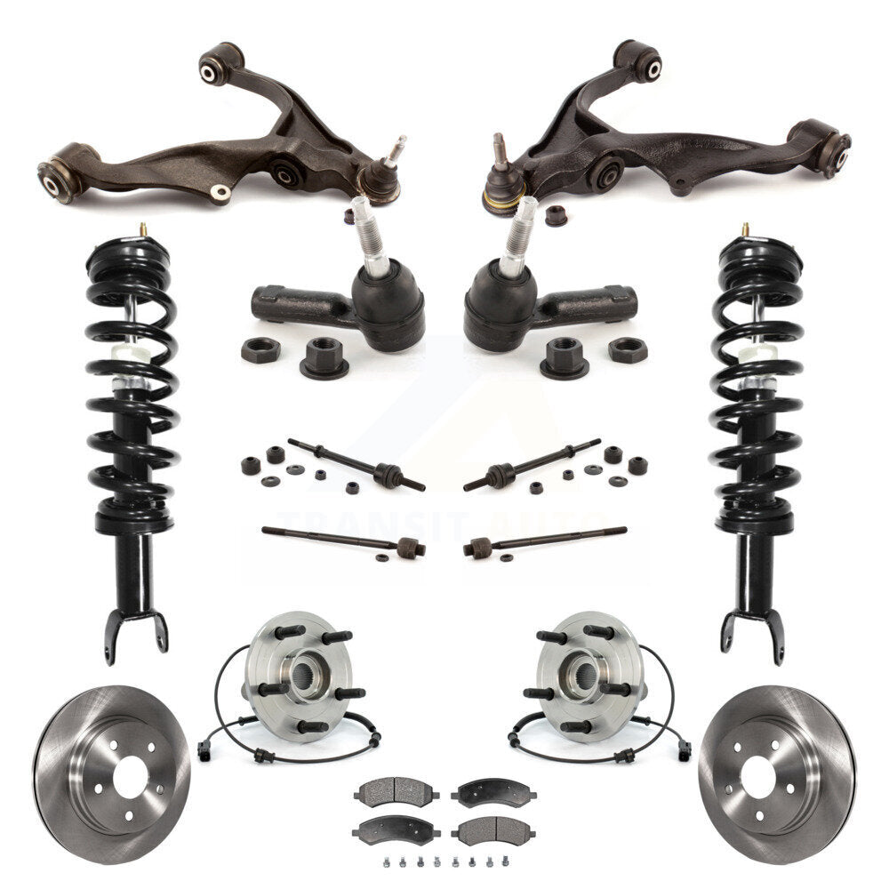 [Avant] Kit d'ensemble de jambe de suspension avec ressort hélicoïdal pour Ram 1500 Dodge Excludes Rear Wheel Drive TRX Models avec Air Ride/Lift 4WD KM-100094