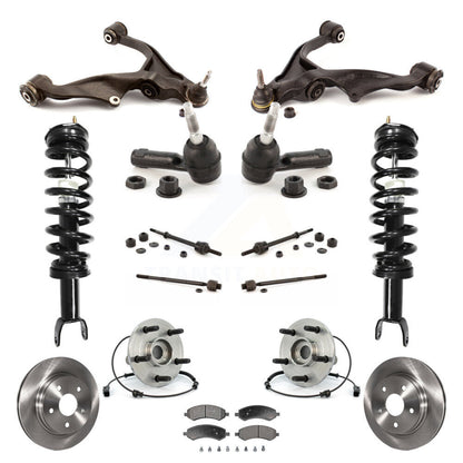 [Avant] Kit d'ensemble de jambe de suspension avec ressort hélicoïdal pour Ram 1500 Dodge Excludes Rear Wheel Drive TRX Models avec Air Ride/Lift 4WD KM-100094